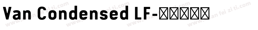 Van Condensed LF字体转换